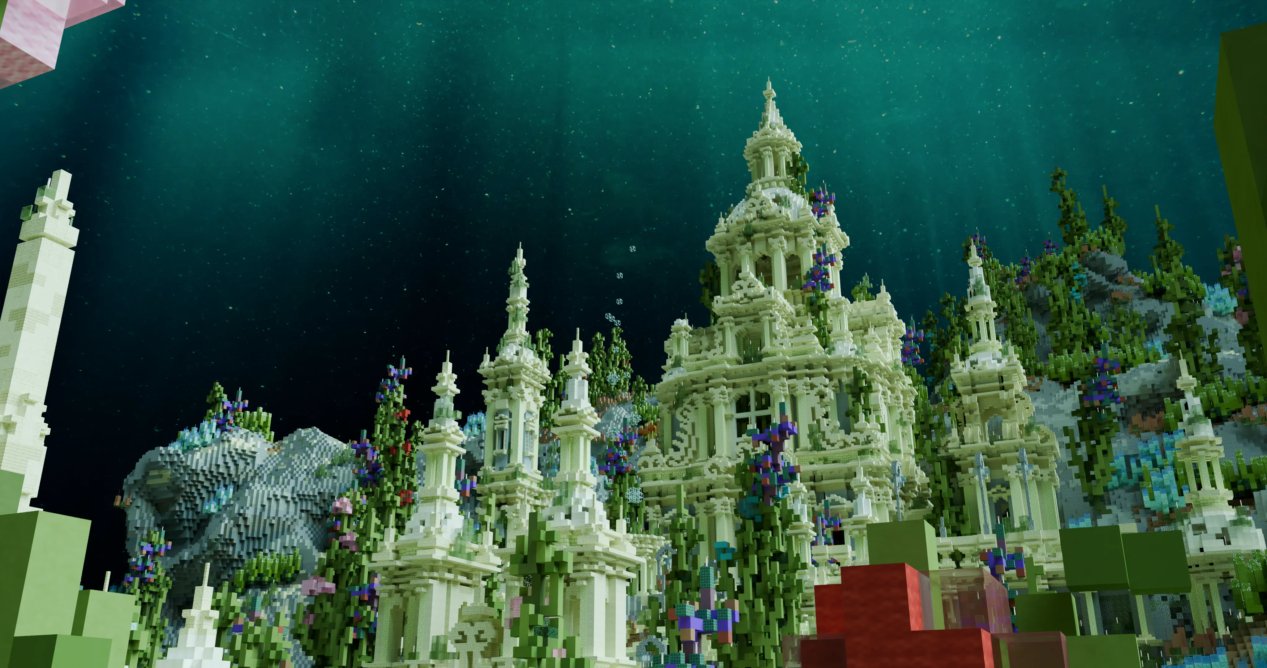 Player-level view of Aurelios's streets and lower structures