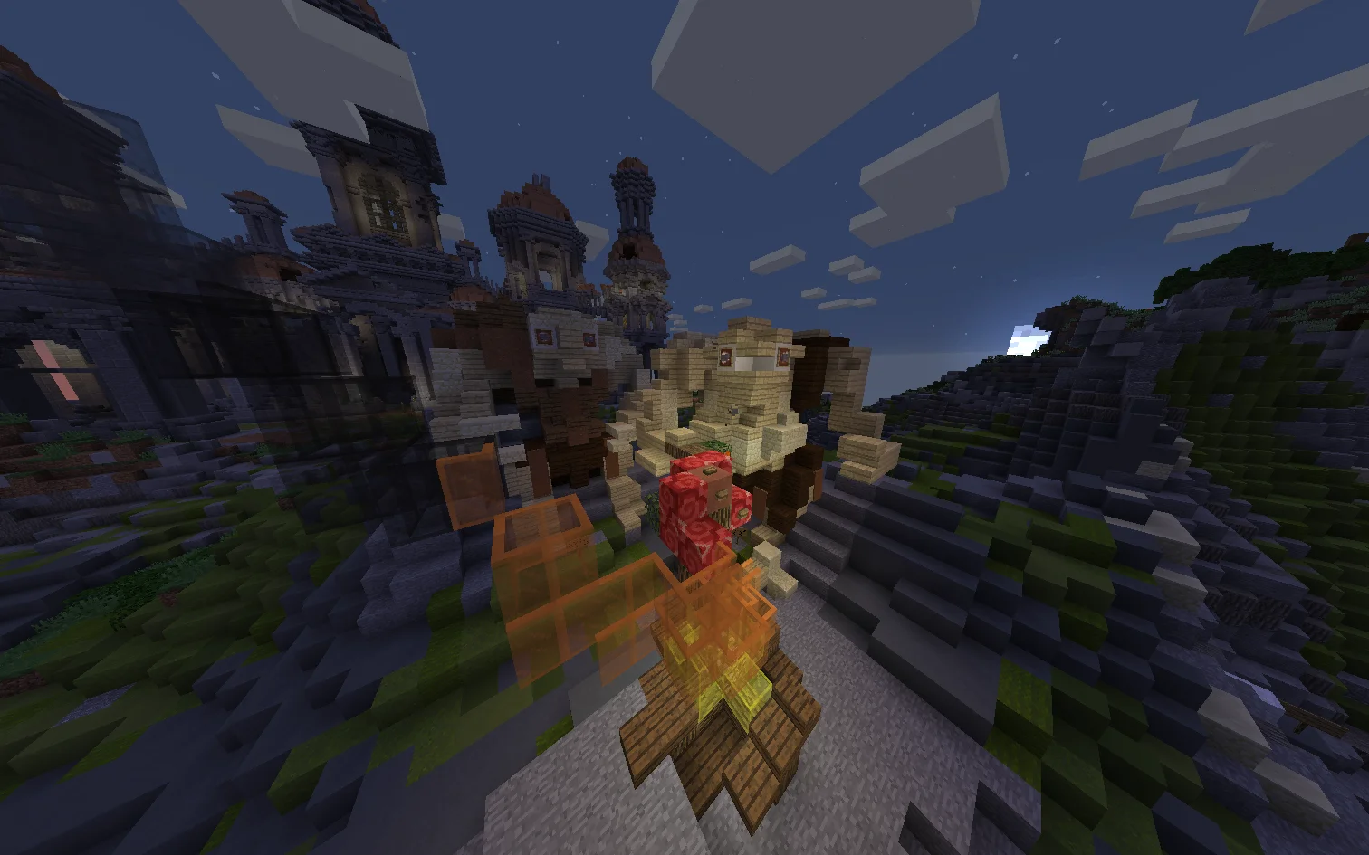 Loriostrond custom fantasy trees and forest region bordering the elven city