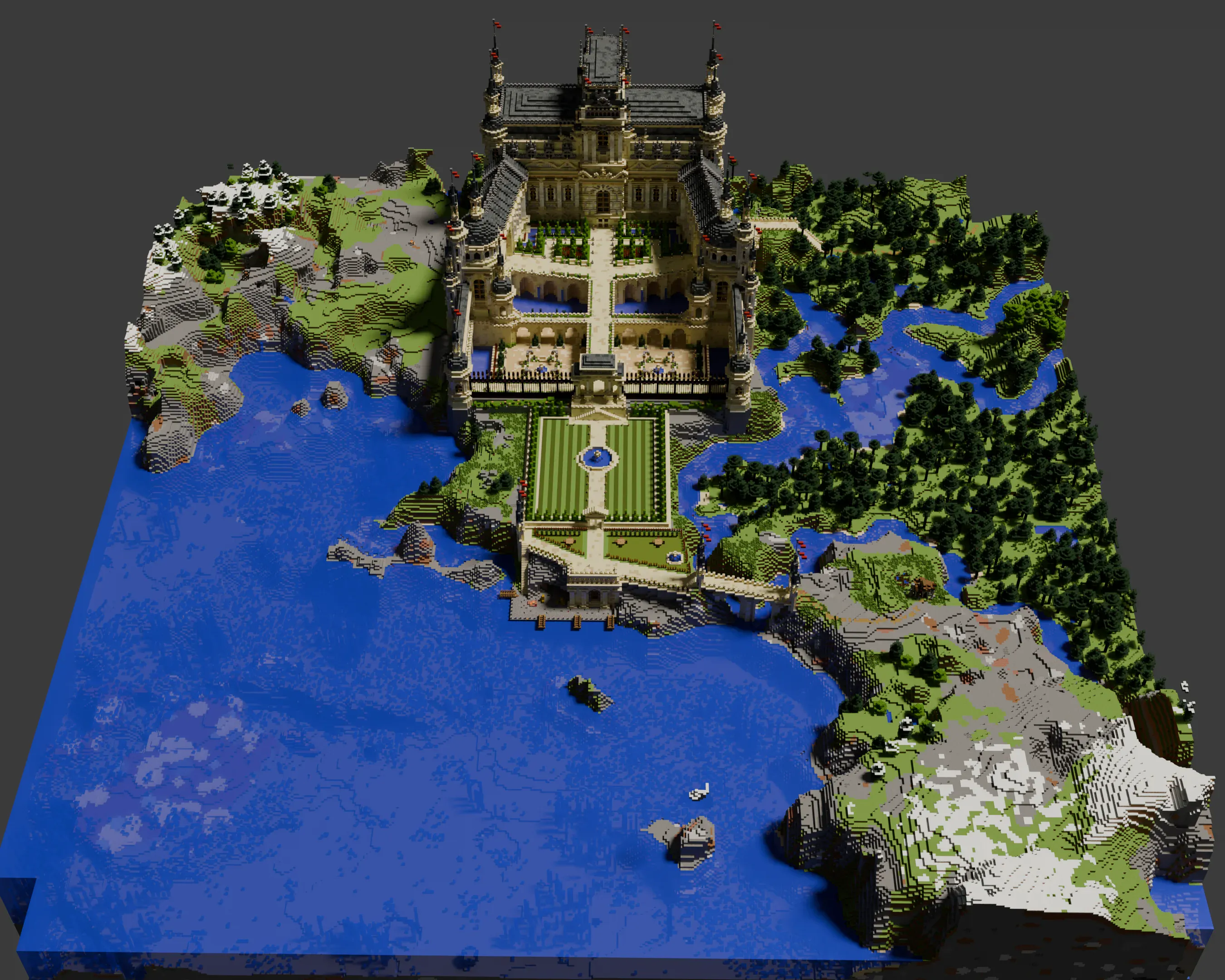 Nitric Palace aerial view