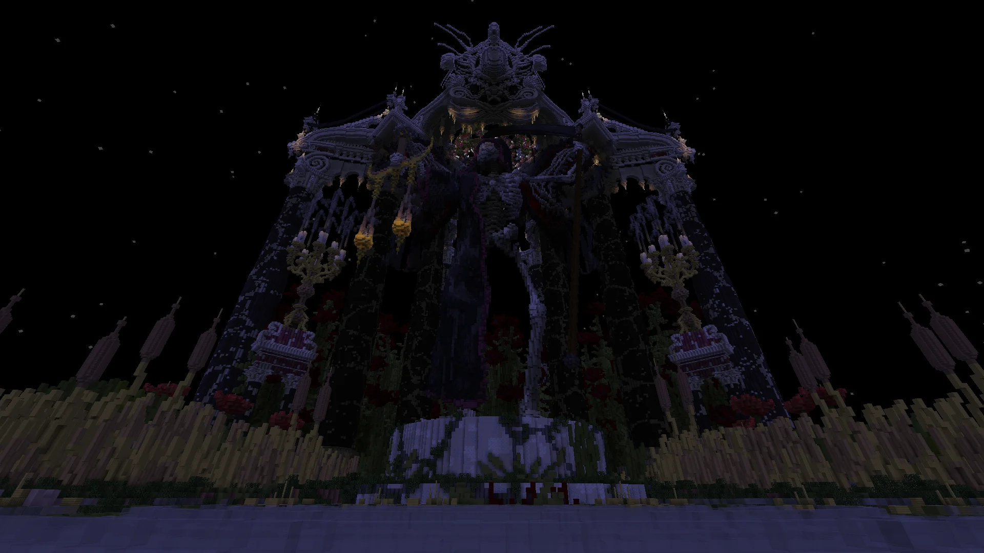 Ground-level view of the Adventus Mortis altar approach