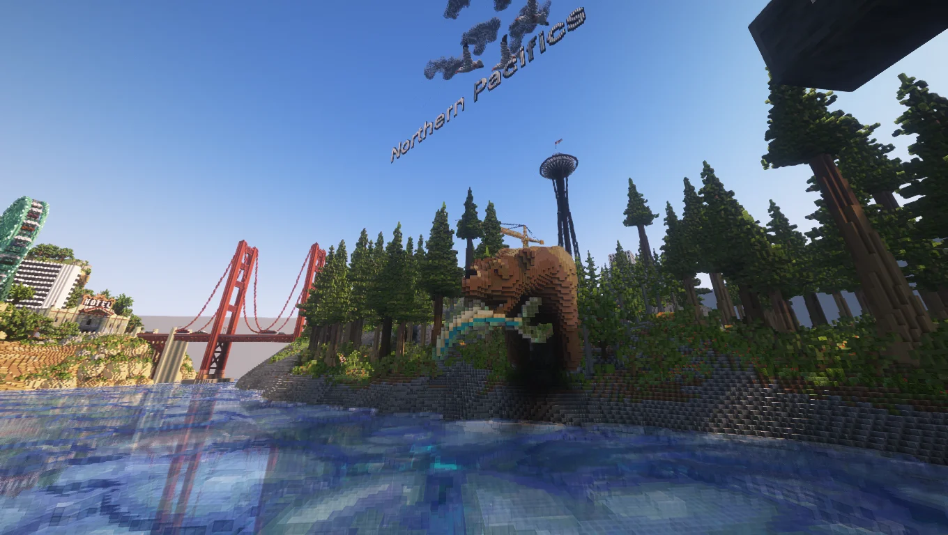 MrBeast Countries Build Competition - Animal detail - wildlife feature within the MrBeast Countries Minecraft build (Animal1)