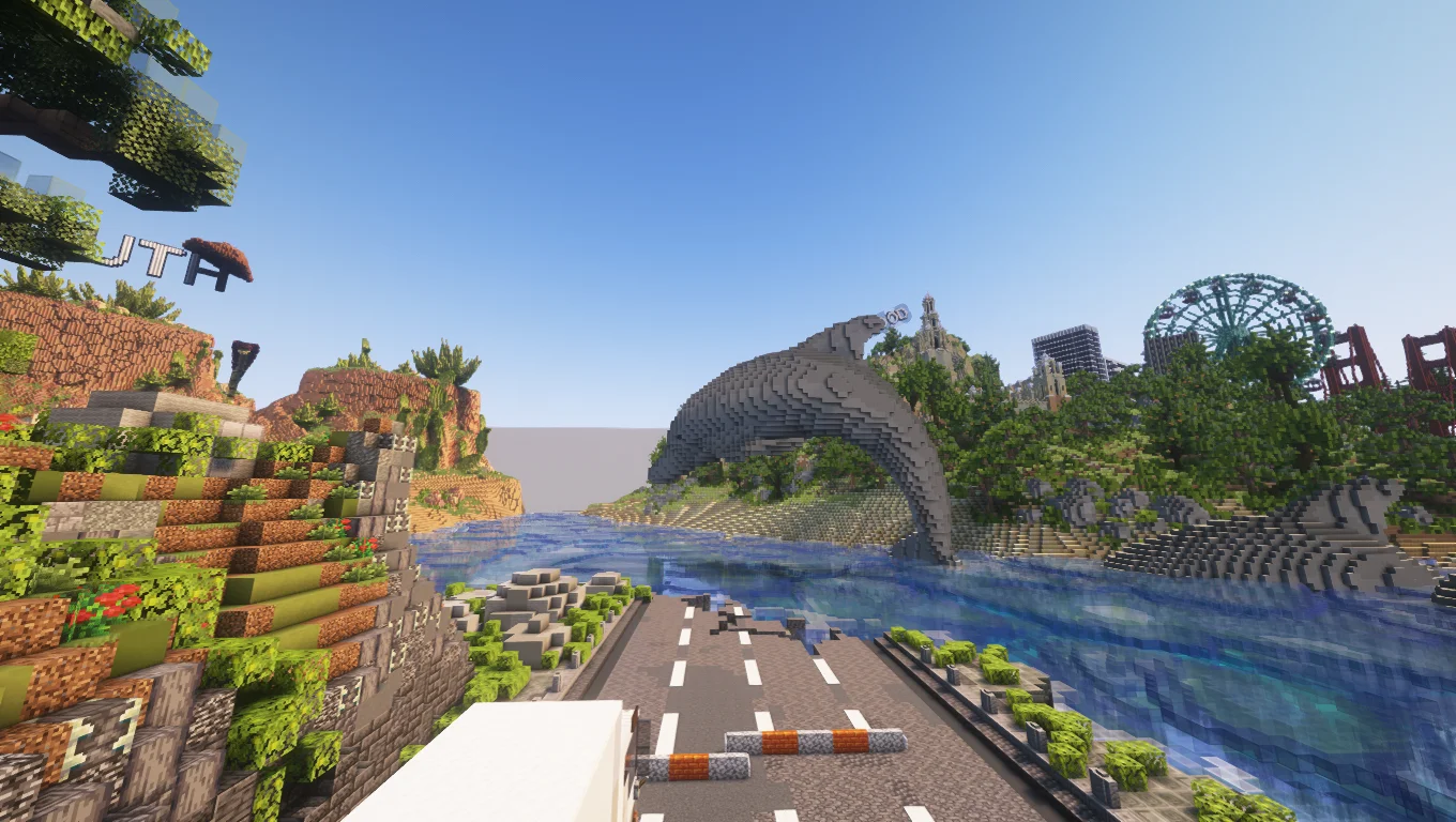 MrBeast Countries Build Competition - Animal detail - wildlife feature within the MrBeast Countries Minecraft build (Animal2)