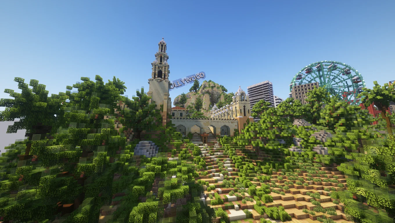 MrBeast Countries Build Competition - California region - desert cliffs, Pacific coast, and sculpted terrain (Cali2)