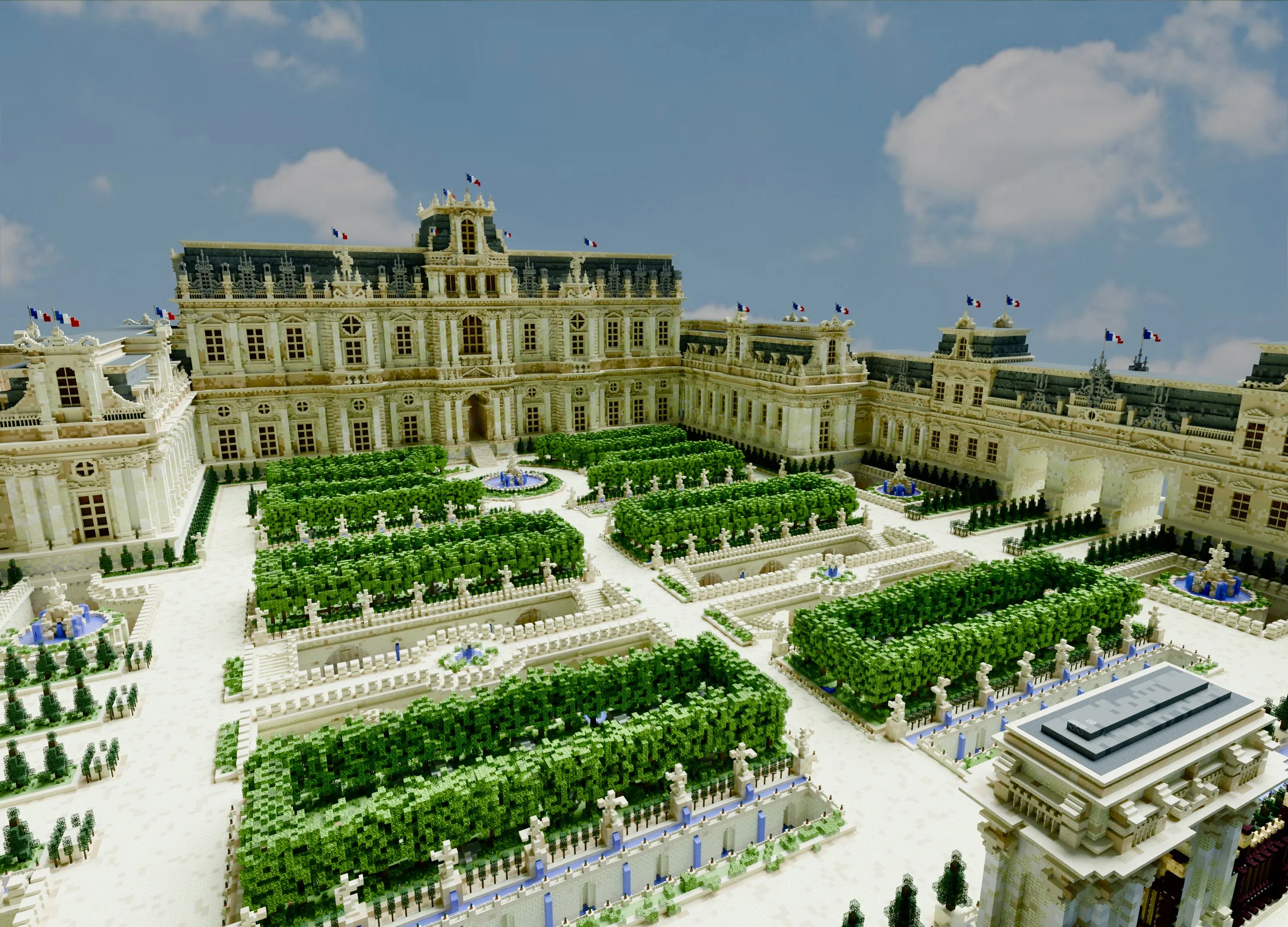 Palais Lumière - Custom French Palace Minecraft Build