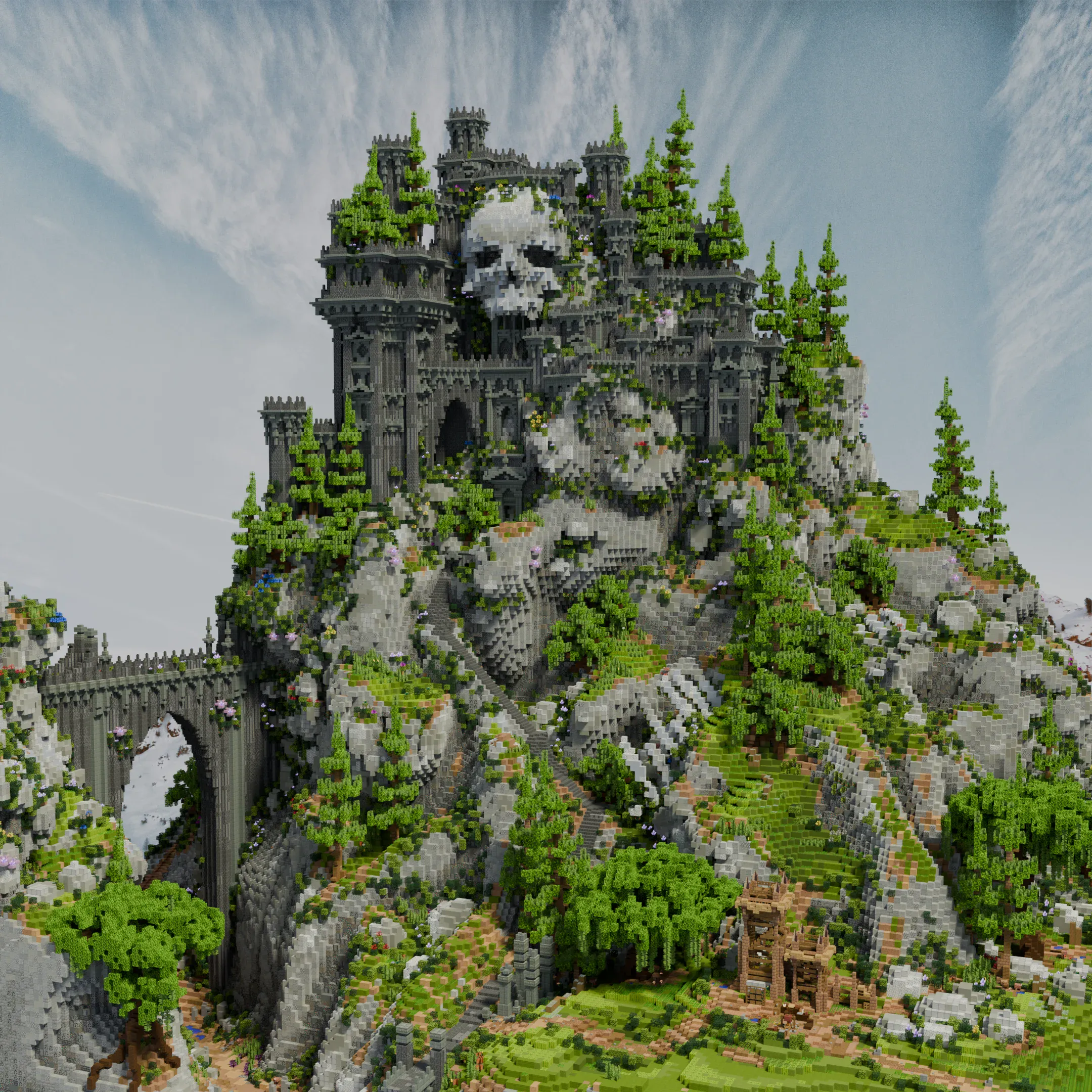 Skull Castle - Professional Minecraft Build Commission