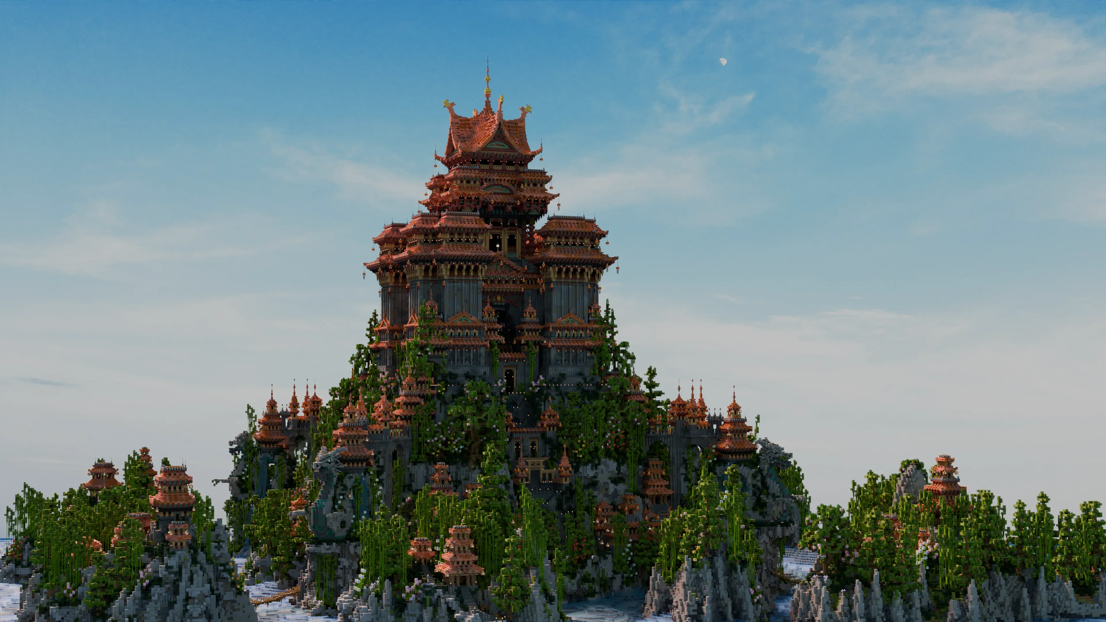 Yuanhua Pagoda - Custom Minecraft Build by Professional Builder lakeshore5
