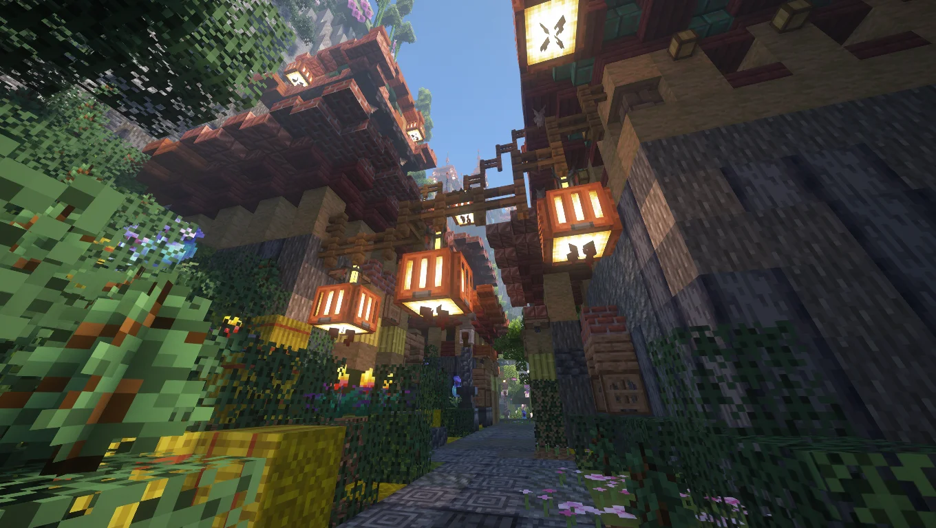 Additional immersive walk-through view of Yuanhua Pagoda's exterior spaces
