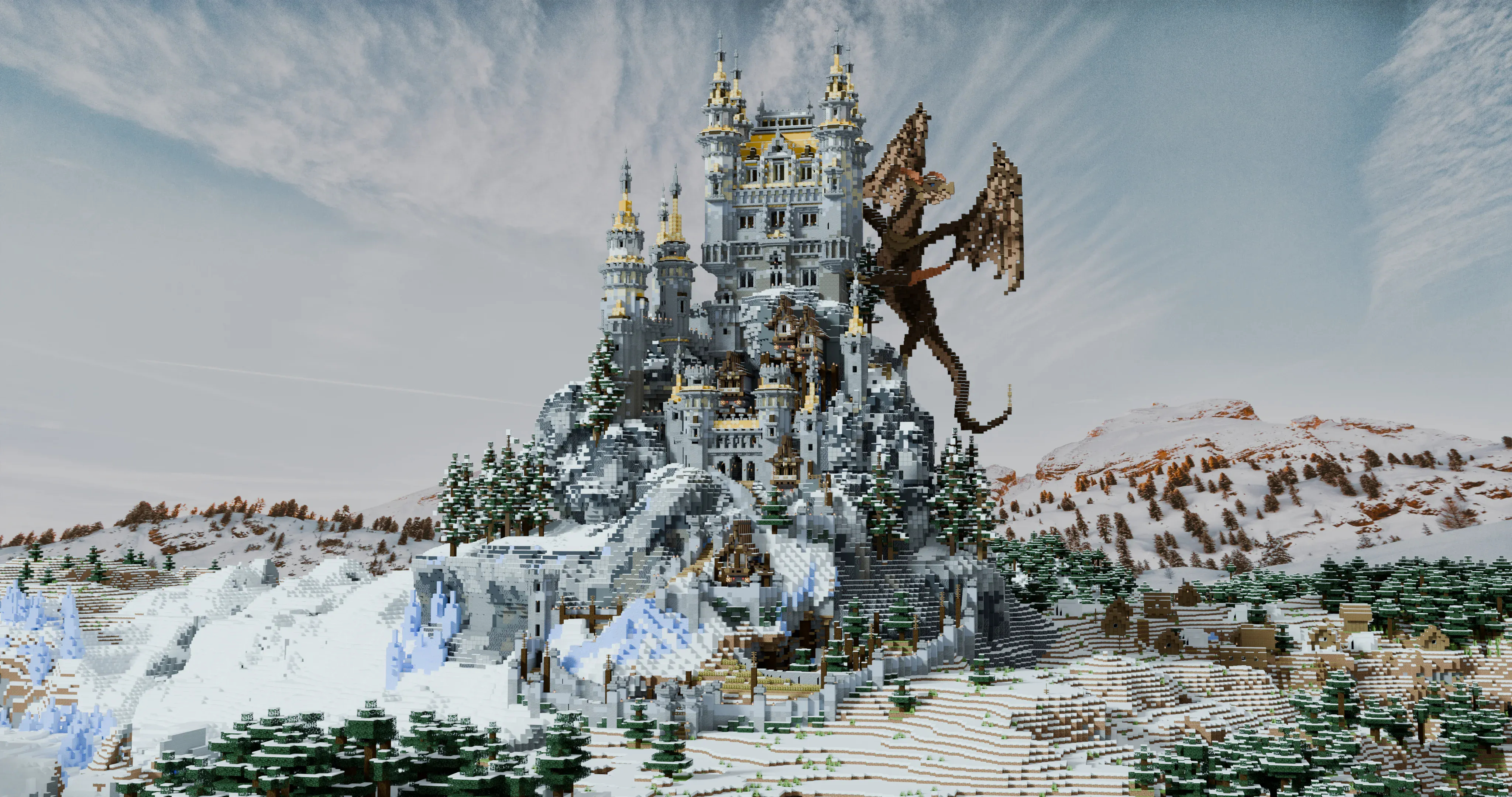 Dragon Point Castle - Professional Minecraft Build