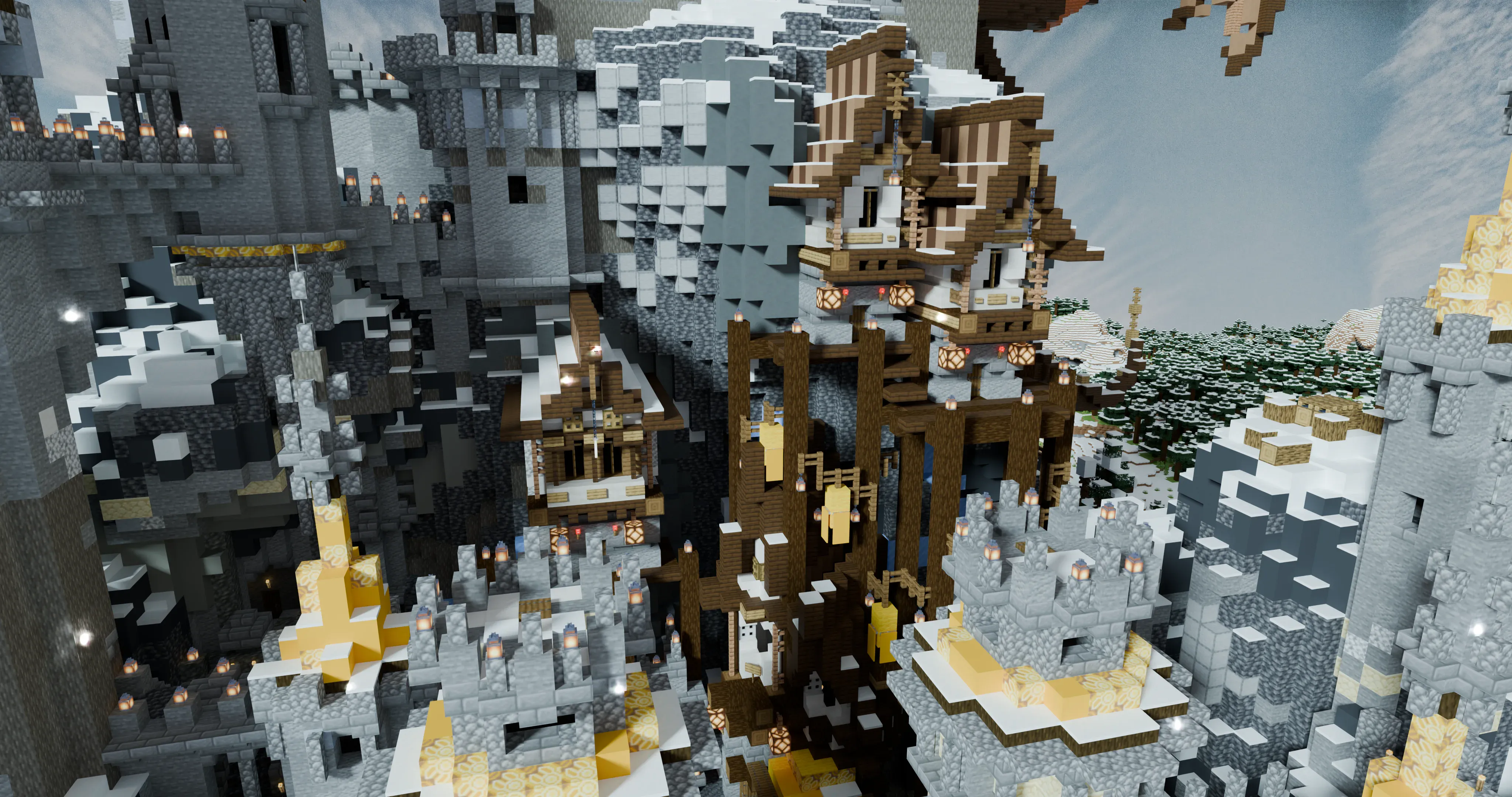 Village around Dragon Point Castle