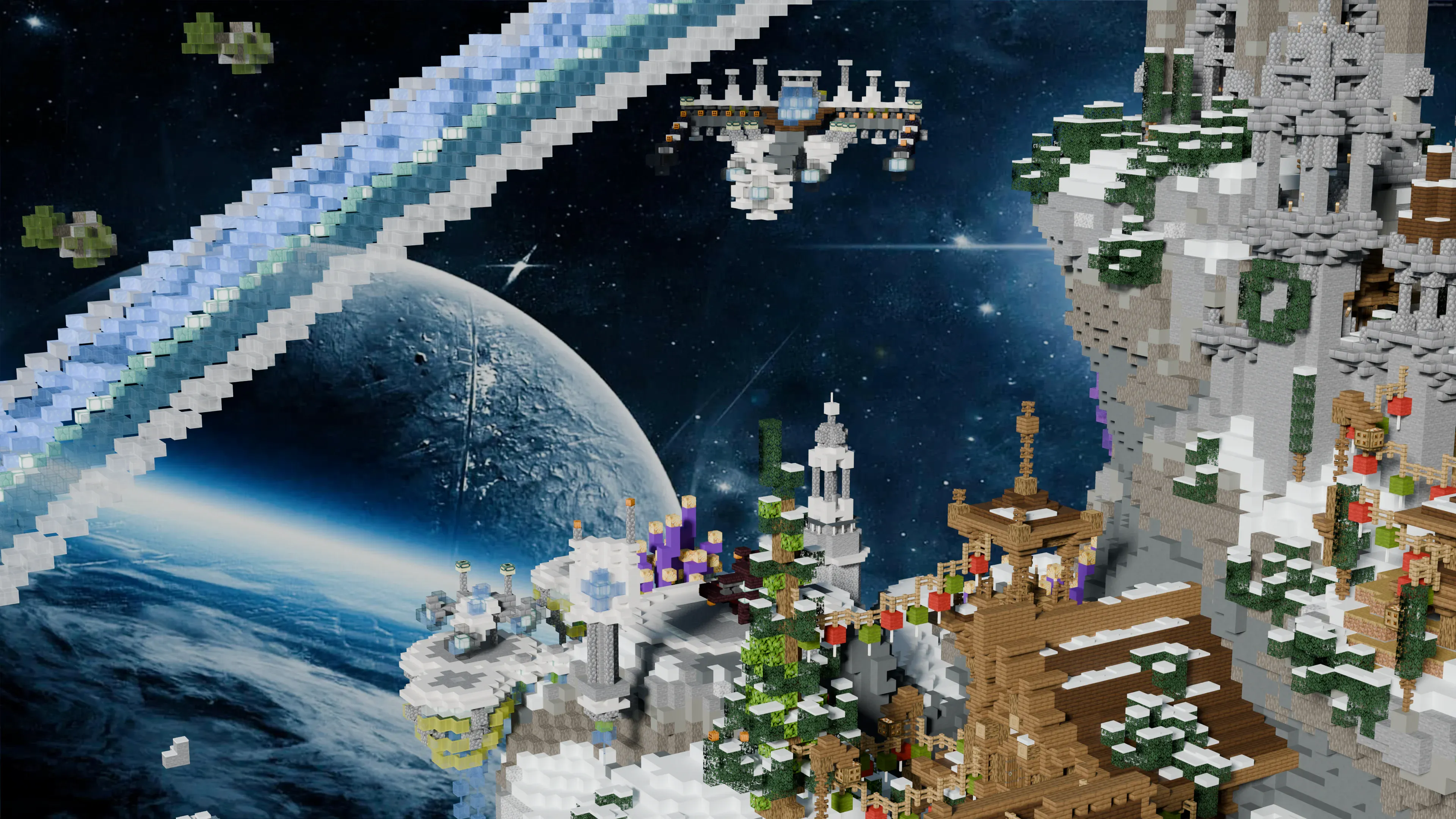 Christmas 2231 space ship