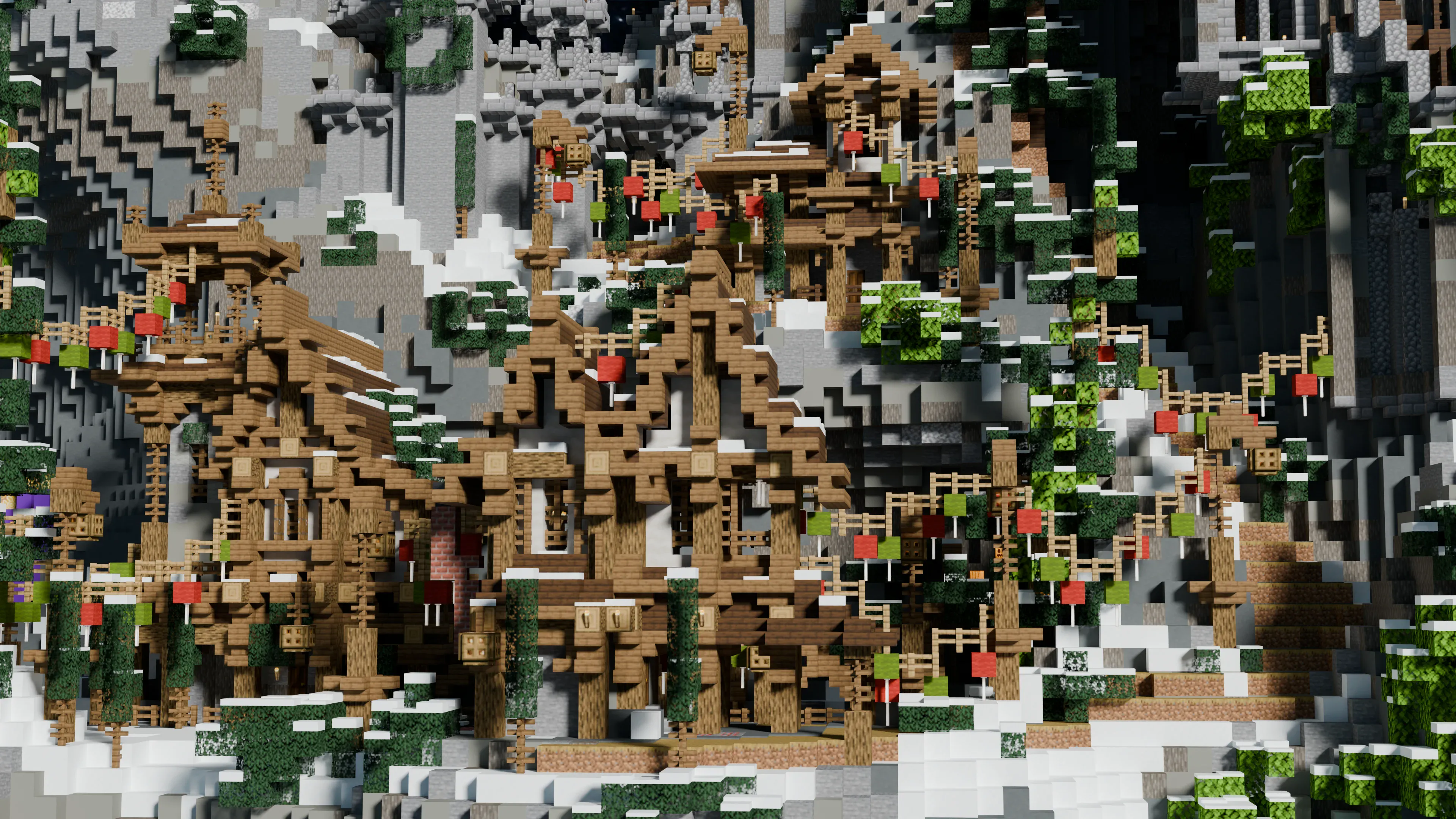 Christmas 2231 village view
